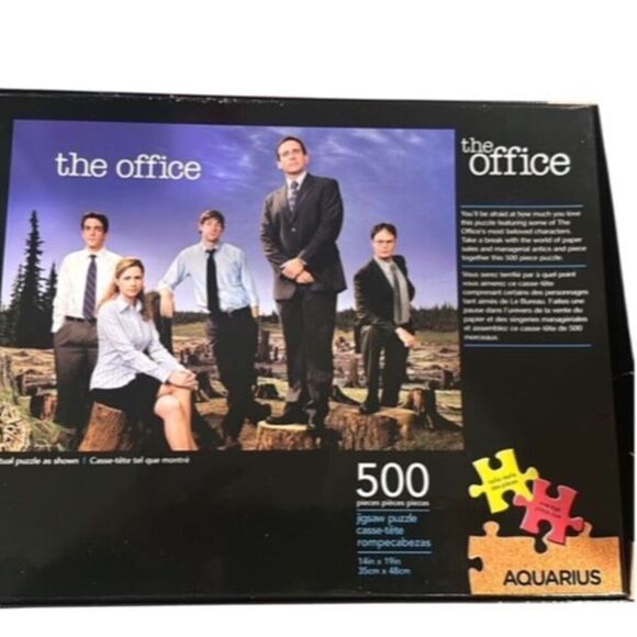 AQUARIUS Multicolor The Office Officially Licensed 500Pcs Jigsaw Puzzle 14"x 19" - Picture 2 of 6